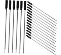 OSALADI 20 pezzi Ricariche Gel Pen con Punta Media Nere Fluido Perdite Sostituzioni Compatibili per Penne Ufficio e Studio