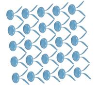 OSALADI 200 Pezzi Brads Mini Due Piedi per Chiodi Rotondi Metallo per Fai da Te per Scrapbooking