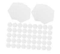 OSALADI 200 pezzi Modelli Esagonali per Patchwork in Carta Strumenti DIY Quilting per Cucito Precisione Template per English Paper Piecing Creativo e Resistente
