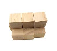 OSALADI 200 Pezzi Pino In Legno Artigianale Blocco Quadrato Legno Piccolo Blocco Fai Da Te