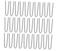 OSALADI 200 Pezzi U-Shaped Tungsten Wire Hooks for Ceramic Firing High-Temperature Clay Jump Rings for Pottery Kiln Jewelry Making DIY Ornament Hanging