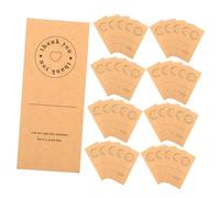 OSALADI 200pezzi Etichette Adesive di Ringraziamento in Carta Kraft Etichette Decorative per Scatole Regalo Confezioni Regalo Feste e Piccole Imprese