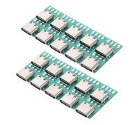 OSALADI 20pezzi Adattatore USB C Femmina PCB Convertitore Modulo Scheda di Connessione per Cavi Fai da Te Adatto Vari Dispositivi per Trasmissione Dati Veloce e Stabile