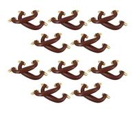 OSALADI 20pezzi Maniglie Semi-rotonde in Plastica per Valigie Impugnature per Trasporto Ricambio per Cassetta degli Attrezzi Adatte Bauli e Borse da Viaggio