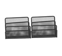 OSALADI 2pezzi Organizer per Buste Scrivania in Due Portadocumenti Verticale per Ufficio e Casa Design per Mantenere CD e Documenti Ordinati