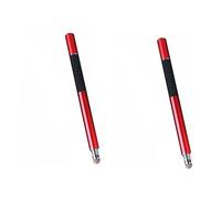 OSALADI 2pezzi Pennino Capacitivo Con Punta Trasparente Per Tablet e Smartphone Design Elegante e Funzionalità Precisa Ottimo Per Disegno e App Di Note Rosso