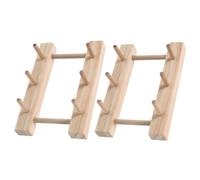 OSALADI 2pezzi Portafilo in Legno per Domestico Portafilo per Filo da Cucire Design Semplice per Ricamo e Quilting