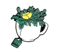 OSALADI 2pezzi Spille Sicurezza Creative Pianta Mollette Bucato Delicate Per Feste Hawaiane e Cerimonie Quotidiano