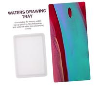 OSALADI 2pezzi Vassoi per Pittura Ad Acqua Vassoi Portaoggetti Multifunzionali per Pigmenti in Plastica per Miscelazione Pigmenti Forniture per Pittura Realizzato in Materiale di Ecologico