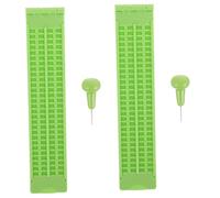 OSALADI 2sets e Spazi Per Scrittura Braille Punteruolo Kit Scrittura Per Non Vedenti Portatile e Facile Usare Per Apprendimento e Del Braille