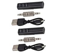 OSALADI 2sets Ricevitore Audio Professionale Per Auto Adattatore Wireless Con Promemoria Basso Voltaggio Compatibile Con Dispositivi Vari Facile Da Usare e Leggero