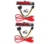 OSALADI 2sets Scheda Grafica Pcie Riser Card Per Laptop Estensione Per Gpu Esterna Adattatore Per Monitor e Periferiche Compatibile Con Pcie Upgrade Grafico Facile e Veloce