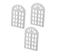 OSALADI 3 Pezzi Carbon Steel Scrapbooking Cutting Dies for Card Making House Frame Background Template Compatible with Diecutting Machines Precise And Durable Craft Stencils