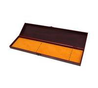 OSALADI 3 Pezzi confezione con pennello piccolo annata estetico scatole pennelli scatole per bomboniere custodia Porta del pennello calligrafia in stile cinese di legno