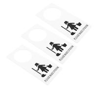 OSALADI 3 Pezzi Gancio Per Pomello Della Porta Cartello Per Hotel Cartello Per Porta Messaggio Per La Stanza Del Trucco Messaggio