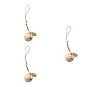 OSALADI 3 Set Campane Sakura Creative Pendenti Giapponesi in Rosa Decorazione Versatile e Auto Include Tag e Sacchetto