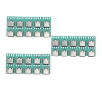 OSALADI 3 Set di Scheda Convertitore PCB USB C 3.1 Scheda Connettore Femmina USB C per Collegamento Cavi 10 Pezzi * 3