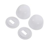 OSALADI 3 Set Di Tappi Universali Per Bulloni Per Wc Copribulloni Decorativi Per Wc Robusti in Plastica Liscia 2 Paia*3