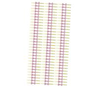 OSALADI 3 Set Legatura Rosa Nozze Richiudibile Cravatta Riutilizzabile Fiocchi di Nastro per Avvolgere Buono con Bottino Colorato Intrecciare Le Cravatte Avvolto Fil di Ferro 200 Pezzi * 3