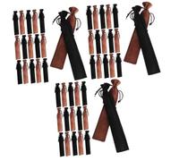 OSALADI 3 Set Per Borsa A Matita Fontana Con Stringa Sacchi Marrone Buste Marsupio Favore Separare Copri Penne Simpatico Astuccio Per Penne Portapenne Piccolo 20 Pezzi * 3