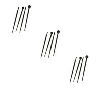 OSALADI 3 Set Set di Strumenti di Argilla Strumenti di Ceramica Utensili Clay Cutters Rotolando Kit di Scultura di Argilla Strumento di Argilla Riutilizzabile Plastica Nero 4 Pezzi * 3