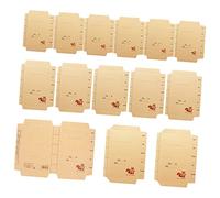 OSALADI 30 Pezzi Copertine per Libri Carta Kraft Regolabili per Quaderni e Manuali Scolastici Protezione Resistente Sporco e Segni per Studenti