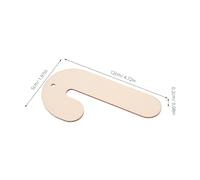 OSALADI 30 Pezzi Decorazioni Natalizie Legno Non Zucchero Appendibili Tagliere Legnoso Vuoto per Progetti Diy Leggero e Facile da Appendere per Addobbi