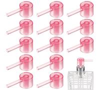 OSALADI 30 Pezzi Testine per Erogatori di Profumo Spray Rosa Trasparente, Strumenti di Distribuzione Cosmetici Portatili Compatti, Accessori Multiuso per Viaggio e Uso Quotidiano