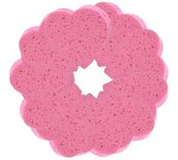 OSALADI 30 Spugne Esfolianti per Viso a Forma di Cuore Rosa, Spugne Compresse in Polpa di Legno la Pulizia Profonda dei Pori, Rimozione del Trucco e Uso Quotidiano