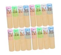 OSALADI 32 Impostato Mini Matite Colorate per Ragazzi e Ragazze con Temperino Incorporato in Tubo Portatile Colori Vivaci per Disegno Bozze e Attività Artistiche Creative