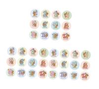 OSALADI 36pezzi Adesivi Cartoon Per Stickers Mensili Per Catturare Del Sicuri e Riutilizzabili