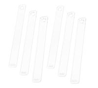 OSALADI 3paia Strumenti Misurazione per Ceramica Guide profondità per Laminazione Argilla Set Misurazione Preciso per Fabbricazione Ceramiche e Gioielli Adatto per Uso Professionale e