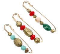 OSALADI 3pezzi Spille Vintage in Lega Facili e Comode da Indossare, Spille Corsage per Donna Design Unico, per Welfare Aziendale e Viaggi Natalizi