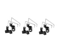 OSALADI 3sets Supporto Microfono Metallo Portatile Per Sax Facile Da Installare Design Verticale Per Massima Qualità Del Suono Per Scuole e Teatri