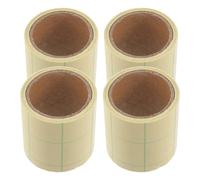 OSALADI 4 Adesivi Murali Tabella di Altezza per 2 Metri Trasparente Autoadesivi Rimovibili Righello Misura Crescita per Cameretta e Sala Giochi