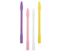 OSALADI 4 Pezzi Bastoncini in Silicone Riutilizzabili per Maschere Viso, Miscelatore Resina Epossidica, per Artigianato e Cura della Pelle, 10 Cm Riutilizzabile