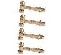 OSALADI 4 Pezzi Ciondolo Forma Martello Charm Decorativo per Fai da Te per Portachiavi e Pendenti Leggero e Compatto Materiale per Creazioni Artigianali