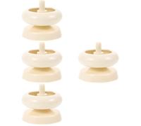 OSALADI 4 Pezzi Ciotola per Perline con Spinner per Creazioni Fai da Te Strumento per Realizzare Gioielli Come Collane e Bracciali Rotazione e Materiale