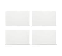 OSALADI 4 Pezzi Paraspruzzi Angolare in PVC dal Design Raffinato, Protezione Contro Schizzi d'Acqua e Pavimenti Antiscivolo per Bagno e Lavabo
