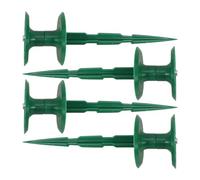 OSALADI 4 Pezzi Ruota Guida per Tubo da Giard in in Plastica Verde | Prato e Giardino, Protegge le Piante, Riduce Sprechi D’acqua, Compatibile con Tubi Irrigazione