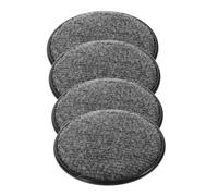 OSALADI 4 Pezzi Tappetino Antiscivolo Per La Gamba Del Mobile Rotelle Per Mobili Tappo Tazza Protezioni Per Pavimenti Per Mobili Per Legno Duro Pinze Per Mobili Antiscivolo Brown Plastica