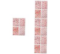 OSALADI 4 Set Adesivi Dipinti in Argilla Scivolo d'Acqua Decalcomanie Appiccicoso Carta Trasferimento di Argilla Carta Polimerica Impermeabile Carte di Trasferimento di Argilla 4 Fogli * 4