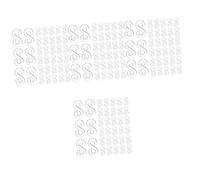 OSALADI 4 Set Clip S Per Braccialetti Connettori Per Elastici Colorati Per Creazioni Fai Da Te Per Bracciali Collane E Gioielli Diy 500 Pezzi*4