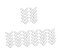 OSALADI 4 Set Di Staffe Angolari Per Finestre Con Angolo Da 90 Gradi Ampia Di Applicazioni Per Zanzariere Per Finestre Porte Materiale Plastico Facile Da Installare 10 Pezzi * 4