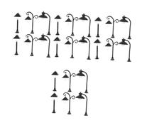 OSALADI 4 Set Lampada da Parco in Miniatura Modello di Lampione A LED da Giardino Modello di Lampione Stradale Lampada da Strada in Miniatura Luci Stradali per Villaggi in 6 Pezzi * 4