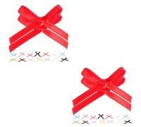 OSALADI 4 Set Mini Fiocchi Nastro Per Decorazioni Fai Da Te Fiocchi Colorati Per Matrimonio Compleanno Natale Regali E 500 Pezzi * 4