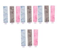 OSALADI 4 Set Porta Della Penna A Banda Elastica Manica Borsa Marsupio Quadernetto Quadernoni Cinghia Elastica Portamatite Taccuino Fasce Elastiche Pu Colore Casuale 3 Pezzi*4