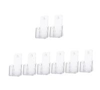 OSALADI 4 Set Portadepliant per Brochure Scrivania E Muro Espositore per Volantini E Documenti Design E Decorativo Ottimizza Lavoro 2 Pezzi * 4