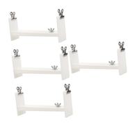 OSALADI 4 Set Strumento Intrecciato Tessitura Braccialetto a Mano Kit per La Creazione di Gioielli Creatore di Braccialetti Jig Polso Intrecciatura Numero Bianca Plastica
