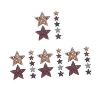 OSALADI 4 Set Toppe Forma Stella con Strass Termoadesive per Abbigliamento E Accessori Fai da Te Decorazioni Pratiche E Resistenti per Jeans Scarpe 10 Pezzi*4